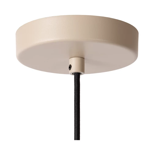 Lucide LAMBRES - Suspension - Ø 15 cm - 1xE27 - Taupe - détail 4